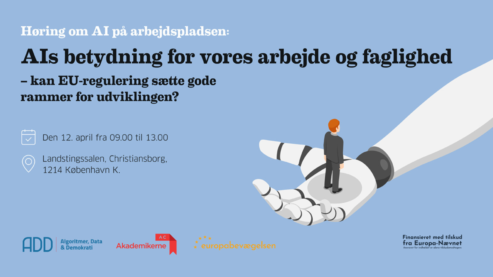 AI's betydning for vores arbejde og faglighed - kan EU-regulering sætte gode rammer for 