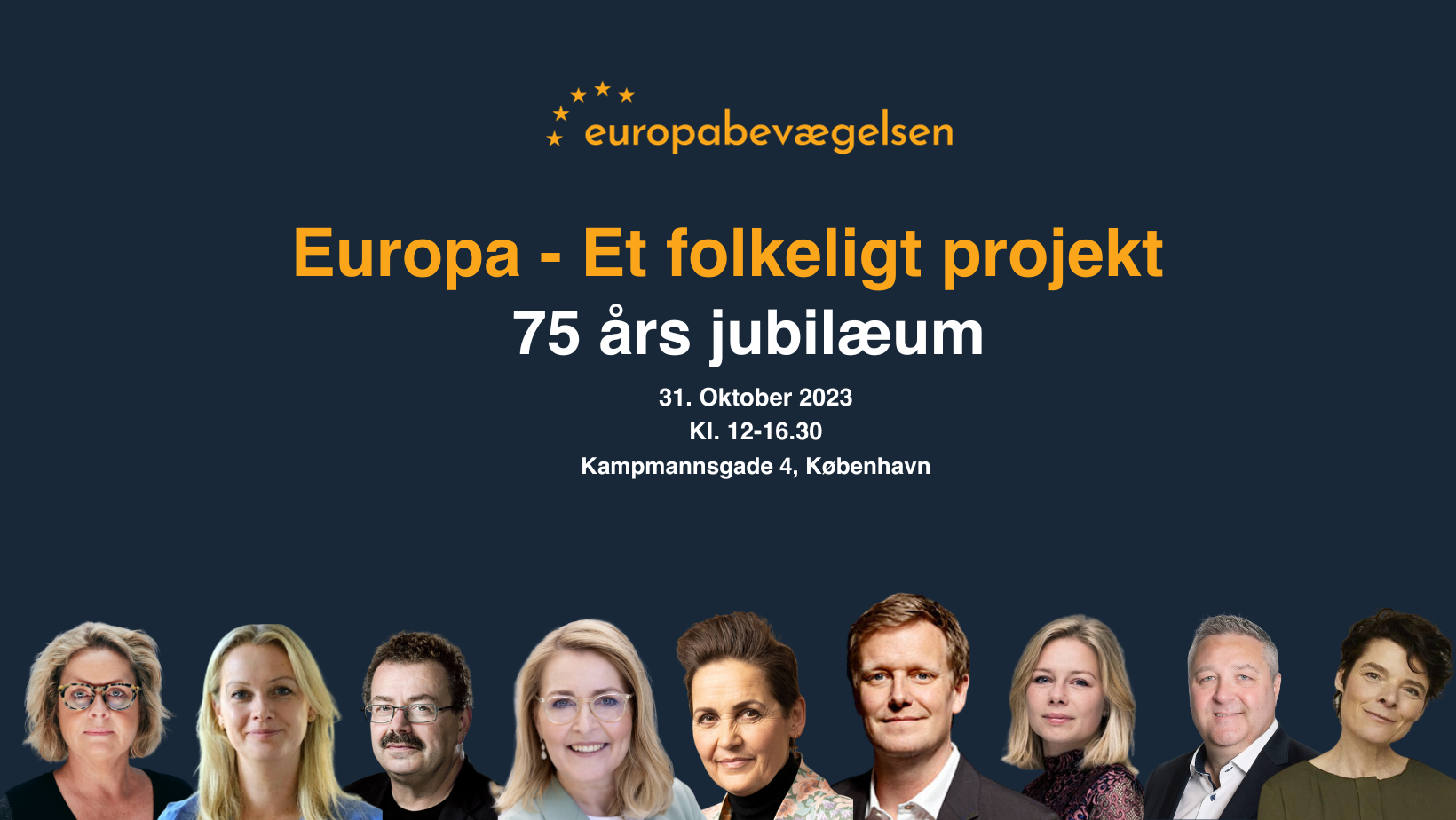 75 års Konference Europa Et Folkeligt Projekt Europabevægelsen 